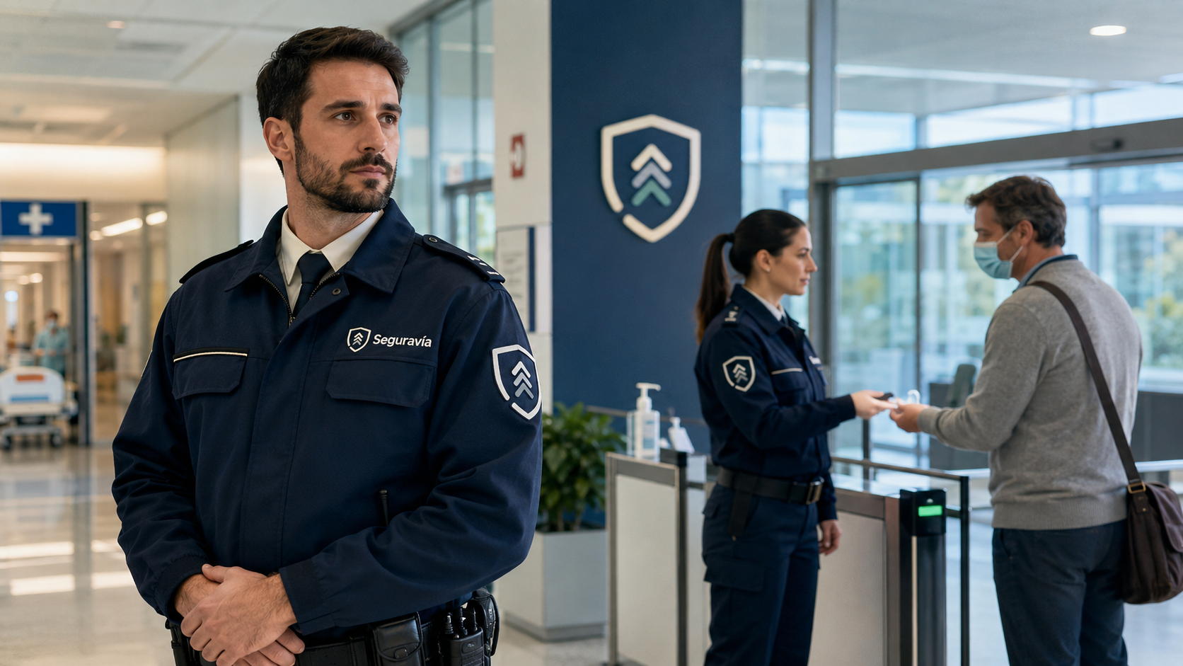 Vigilantes de seguridad en emergencias sanitarias control, prevención y calma